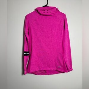 Under Armour Pink Hooded Athletic Pullover Women’s Small